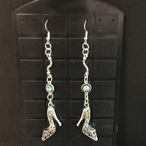 One of a kind, handmade by me High Heel Earrings
